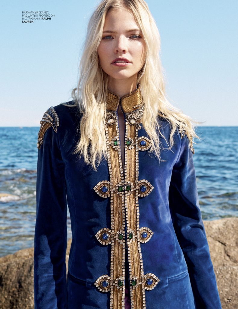 Sasha Luss For Vogue Cover Story In Collaboration With Ralph Lauren Casting By Ty United